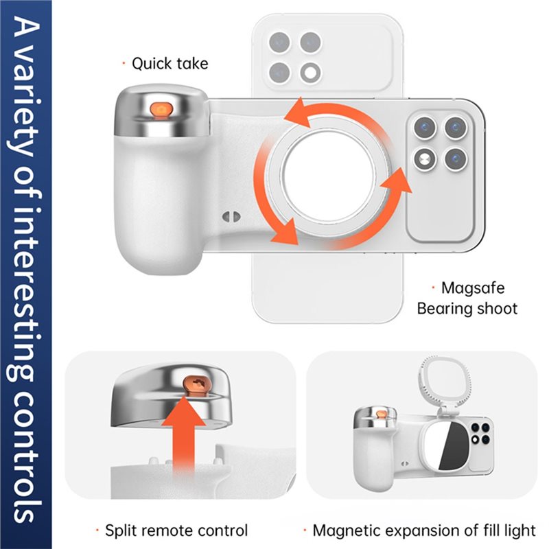 Photography Lighting Design - A33T: bastone per selfie magnetico con