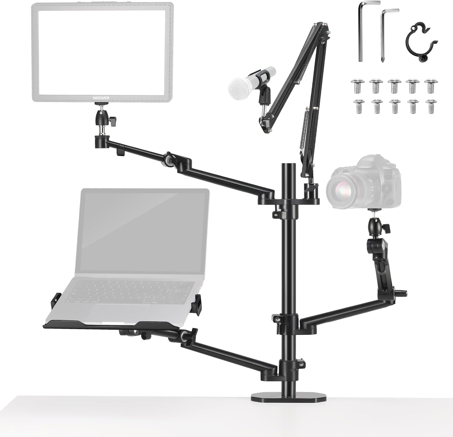 Photography Lighting Online - Supporto da scrivania per fotocamera con