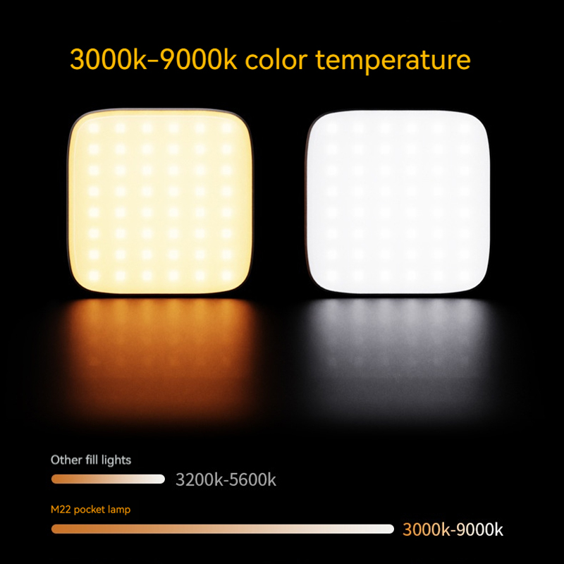 Photography Lighting Rgb - Mini luce di riempimento magnetica RGB