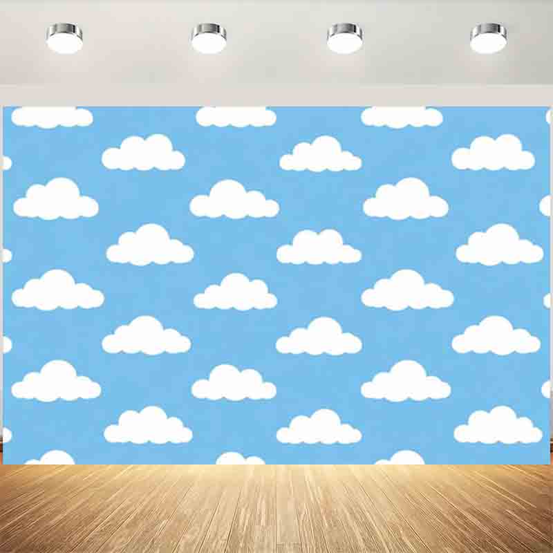 Photography Lighting White Background - Sfondo Fotografico Semplice con Cielo Blu