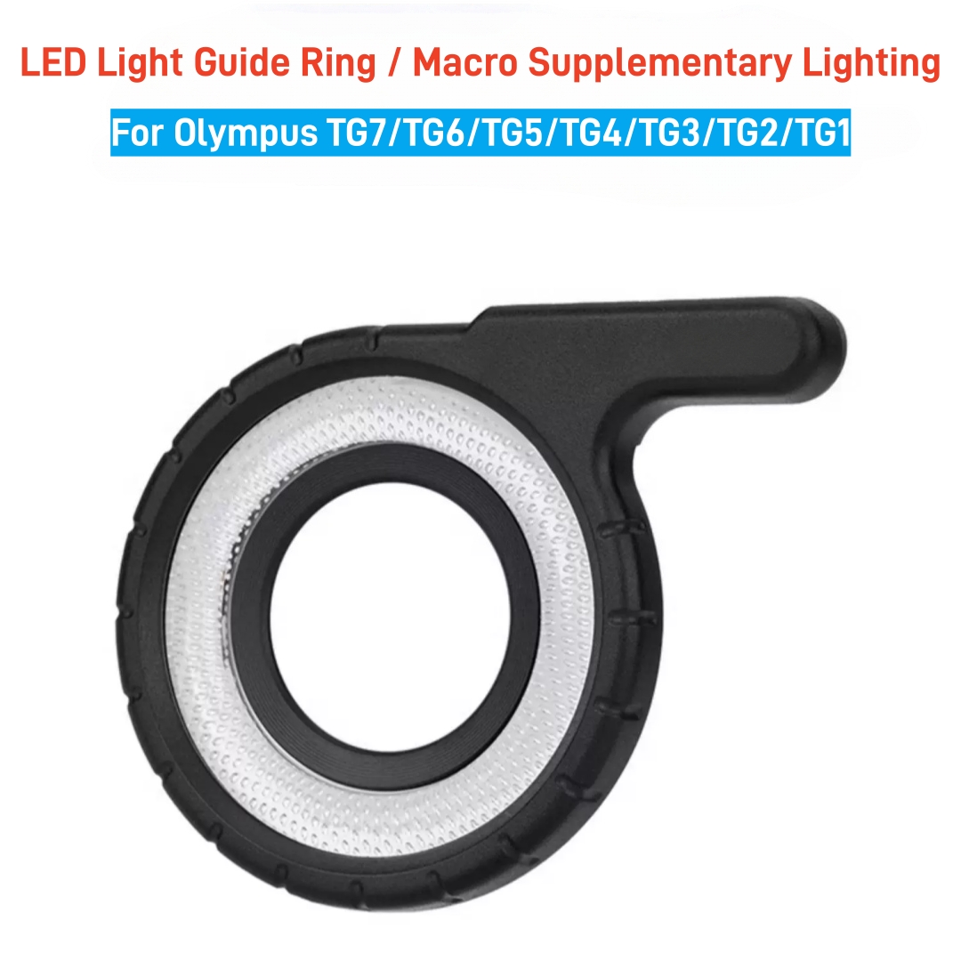 Photography Lighting Guide - Anello Luminoso a LED, Diffusore Macro,
