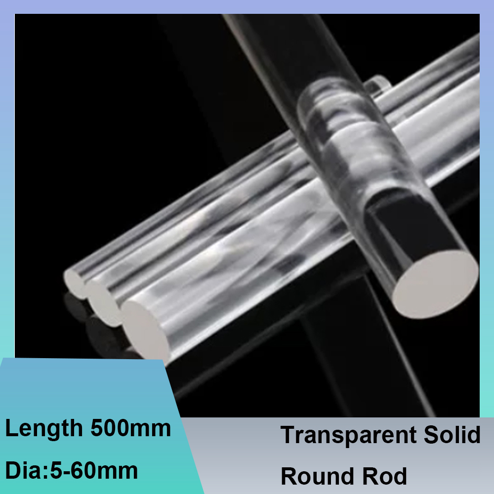 Photography Lighting Guide - Barra tonda trasparente da 500 mm