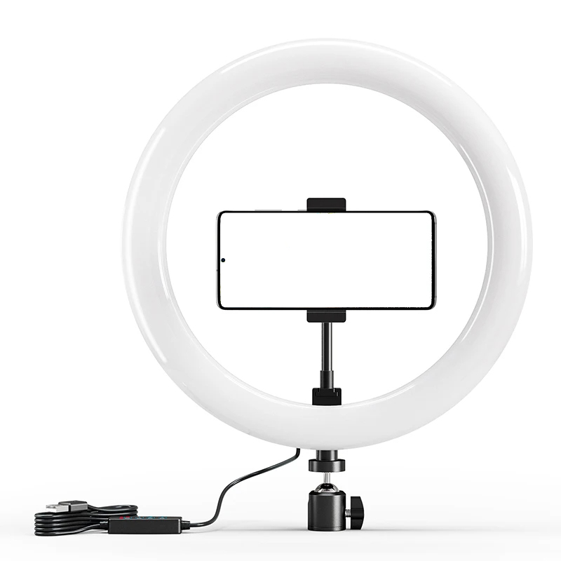 Photography Lighting Set Up - Lampada rotonda dimmerabile con luce di