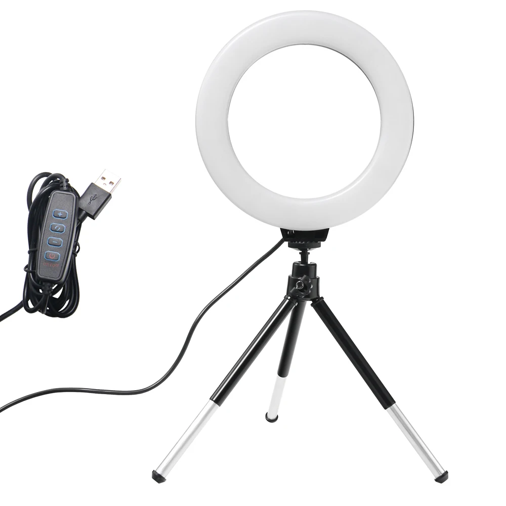 Photography Lighting Set Up - Mini lampada LED da tavolo con