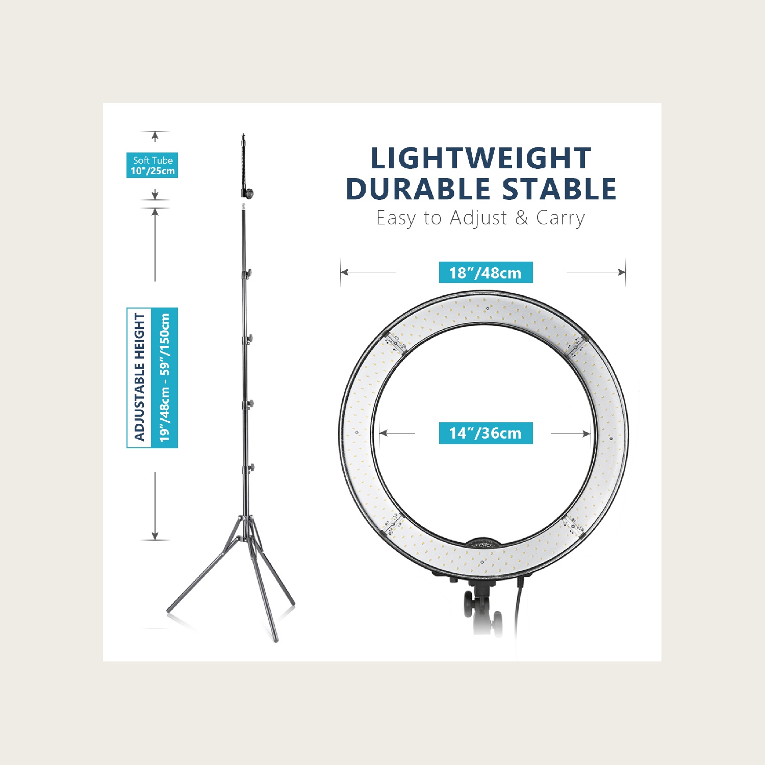 NEEWER RL‑18 Kit Luce ad Anell - Photography Lighting Kit Neewer recensione e prezzo