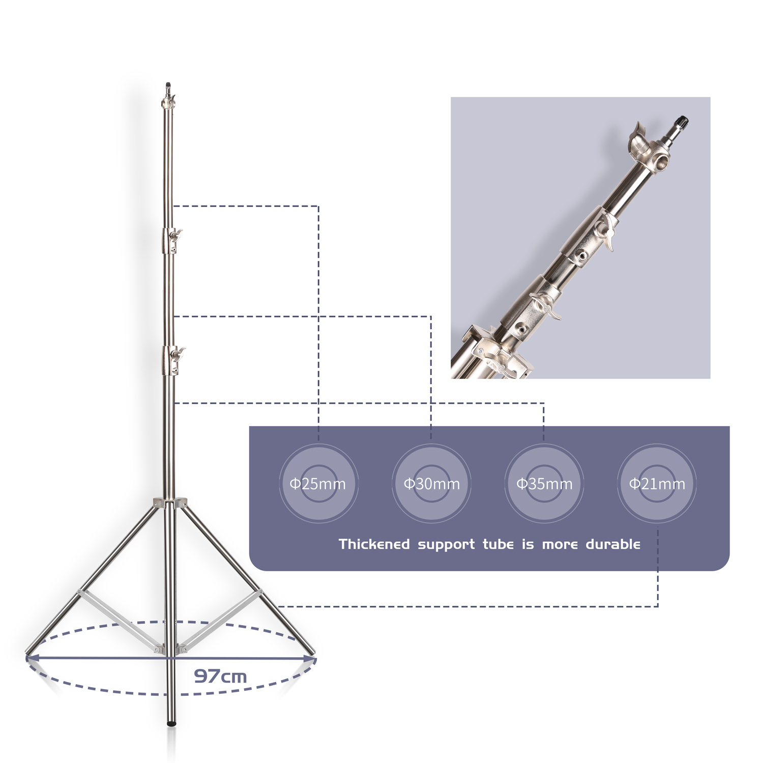SH 2.8M Supporto per luce in a - Photography Lighting Tool recensione e prezzo