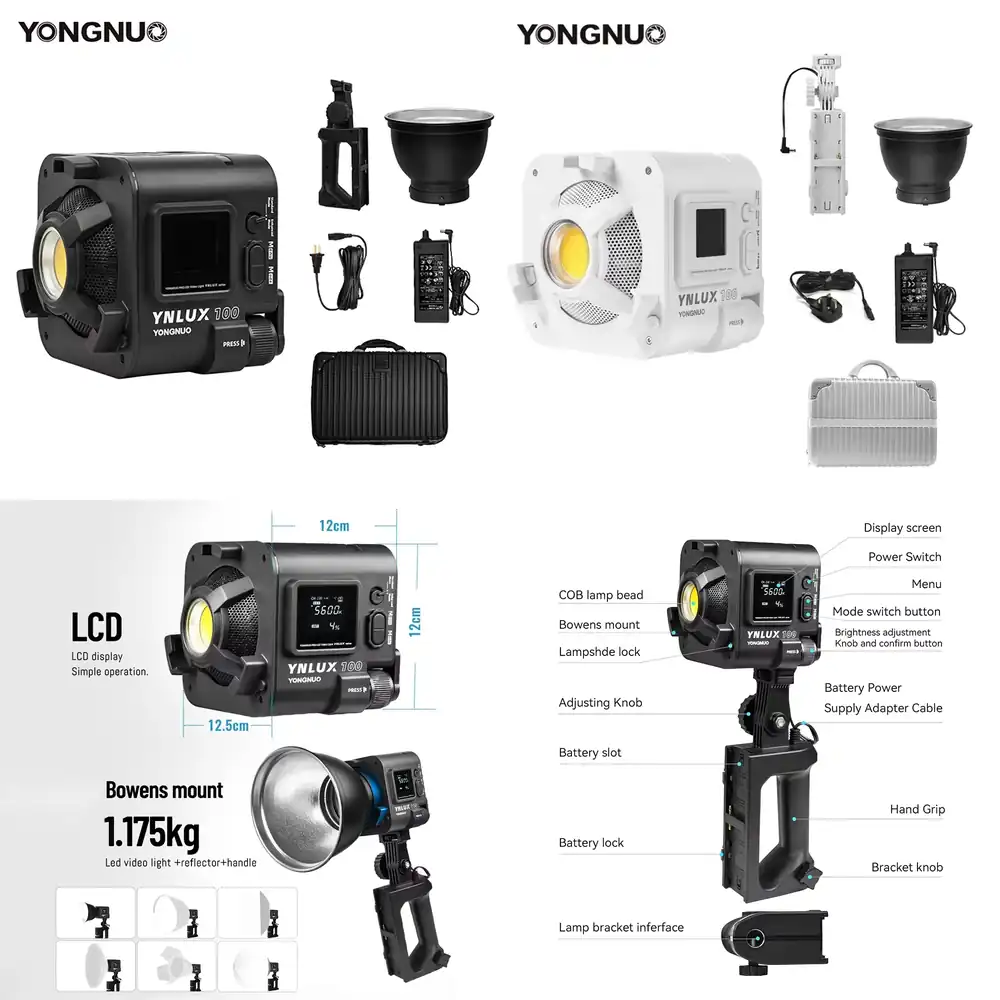 YONGNUO YNLUX100 100W 3200K-56 - Photography Lighting Video recensione e prezzo