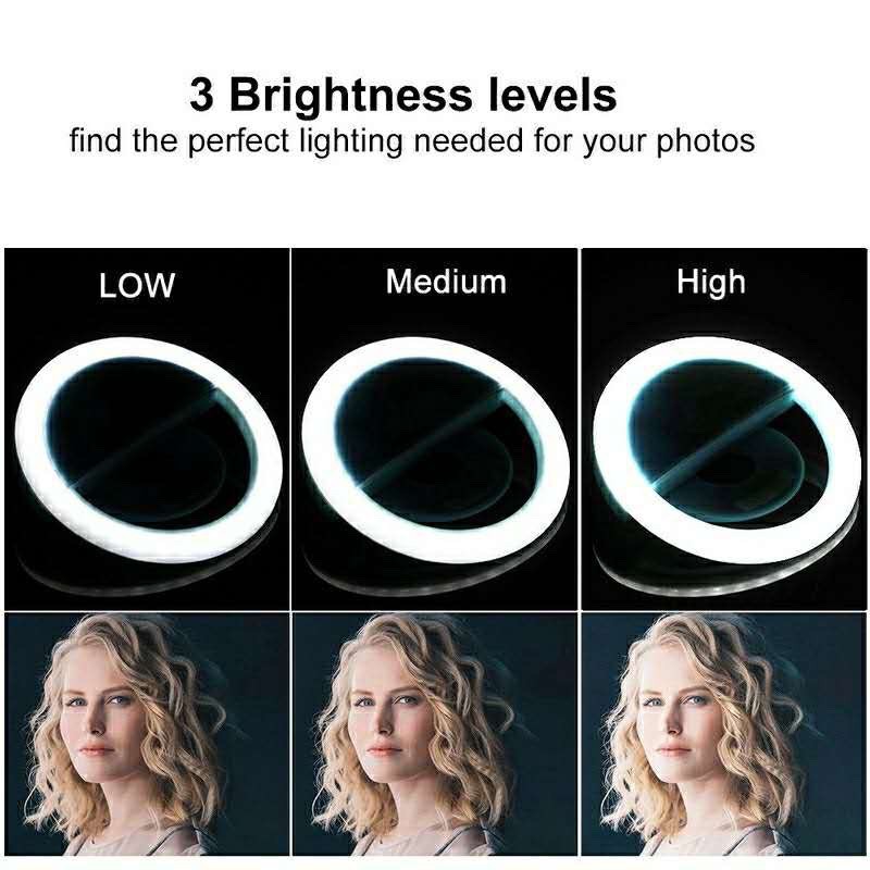 LED Selfie Ring Light 3 modali - Photography Lighting Set Up recensione e prezzo