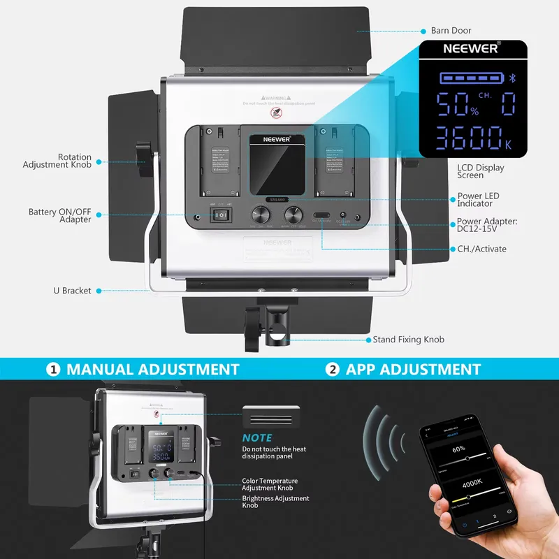 Kit di Illuminazione per Fotog - Photography Lighting Kit Neewer recensione e prezzo