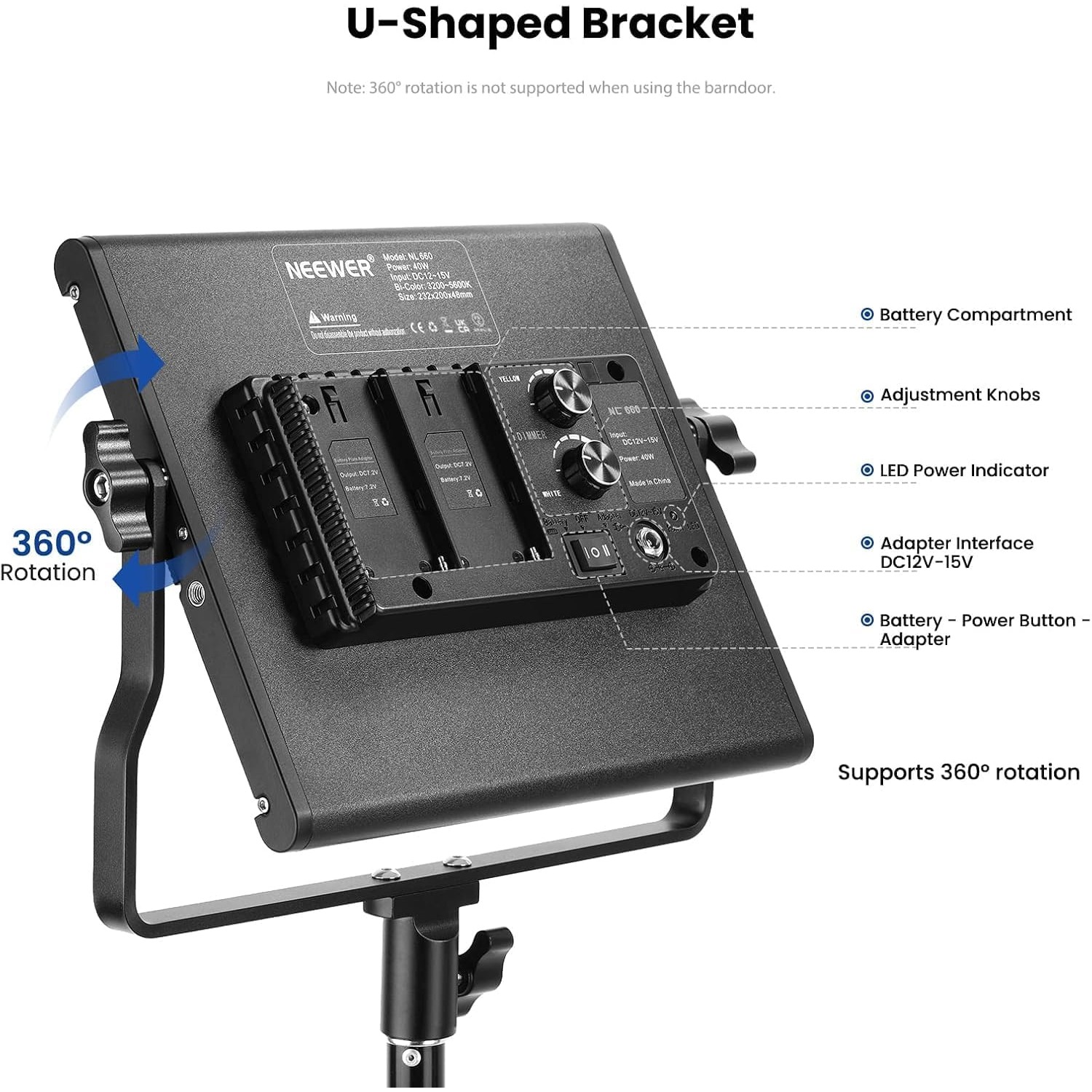 NEEWER Kit di 2 Luci Video LED - Photography Lighting Kit Neewer recensione e prezzo