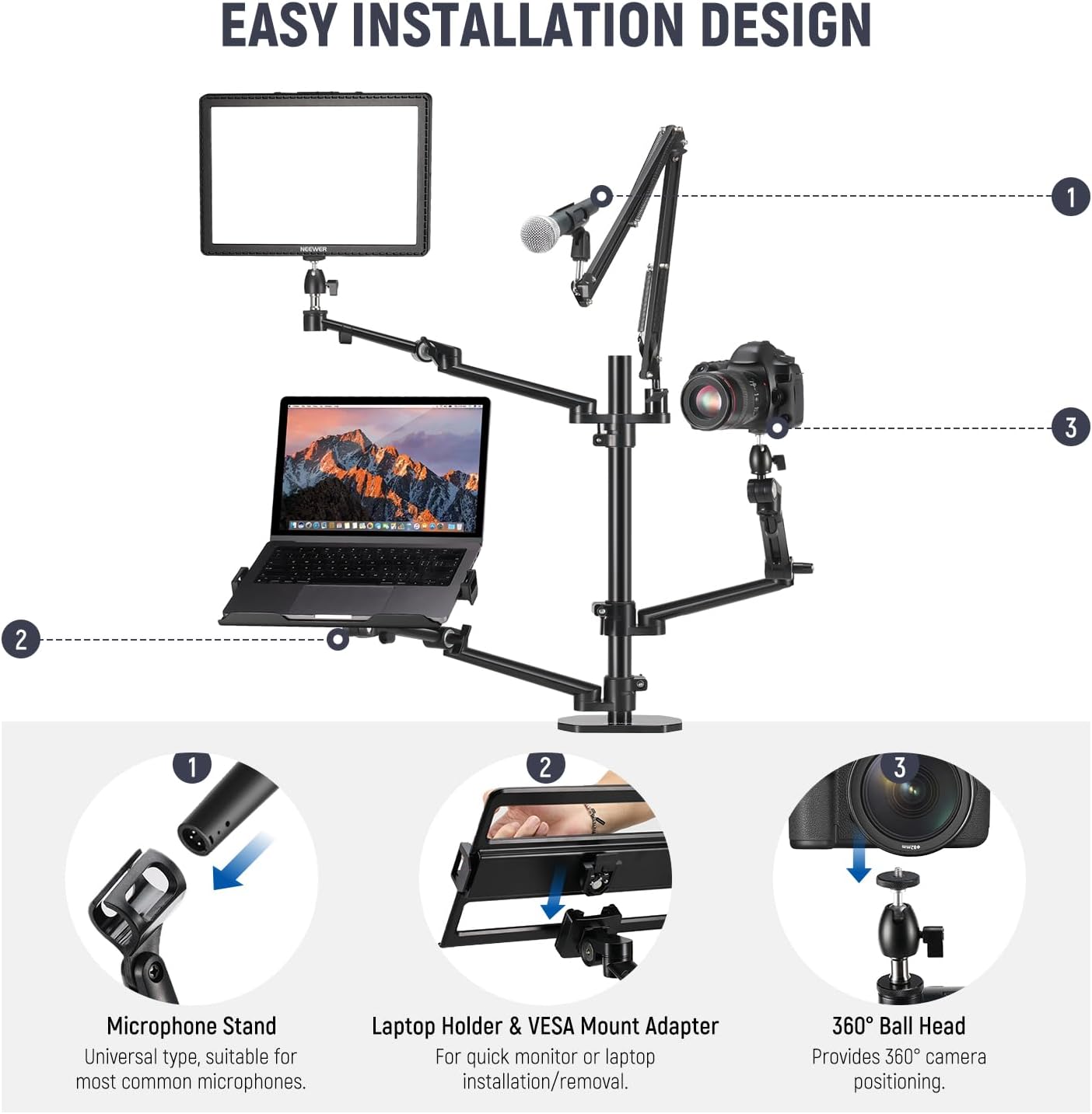 Supporto da scrivania per foto - Photography Lighting Online recensione e prezzo