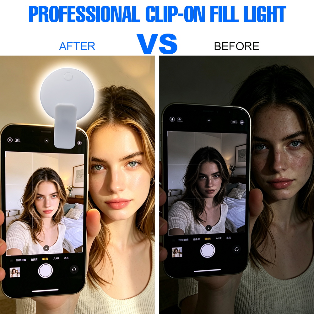 Luce LED a Clip per Selfie, 3  - Photography Lighting Set Up recensione e prezzo