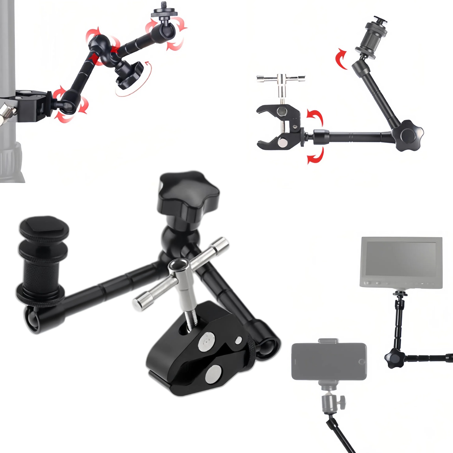 Braccio magico articolato da 7 - Photography Lighting Description recensione e prezzo