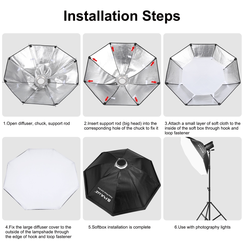 PULUZ 95cm Octagon Photography - Photography Lighting Flash recensione e prezzo