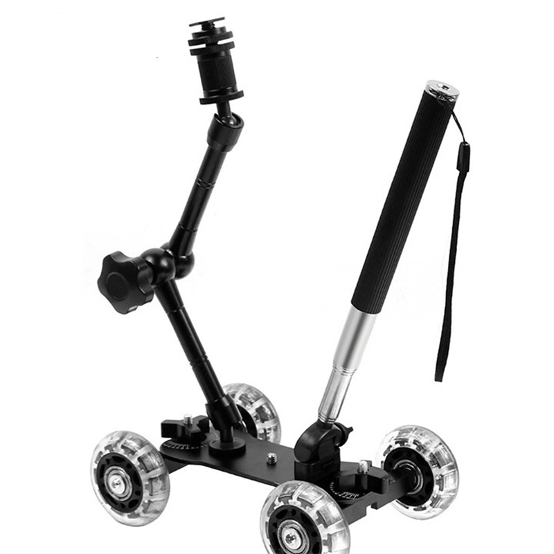 Mobile Rolling Sliding Dolly s - Photography Lighting Tool recensione e prezzo