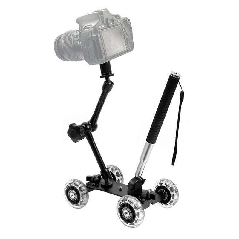 Mobile Rolling Sliding Dolly s - Photography Lighting Tool recensione e prezzo