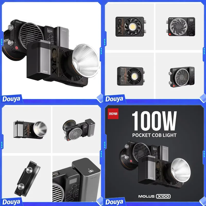 ZHIYUN Molus X100 Luce LED COB - Photography Lighting Video recensione e prezzo