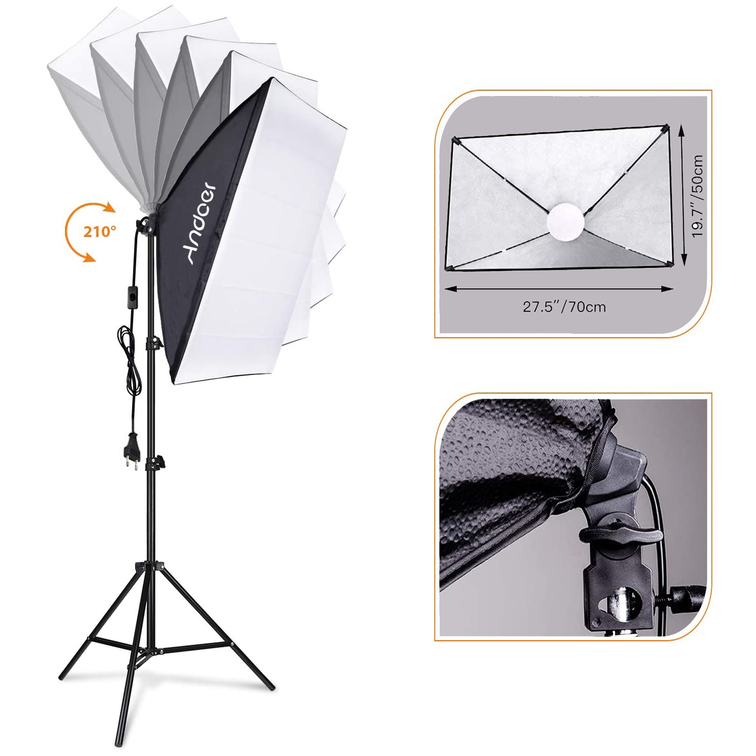 Set di Illuminazione Softbox A - Photography Lighting Set Up recensione e prezzo