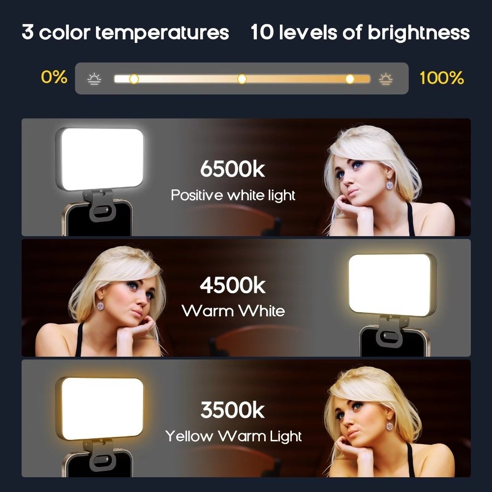 Luce LED per Selfie 800/1000mA - Photography Lighting Flash recensione e prezzo