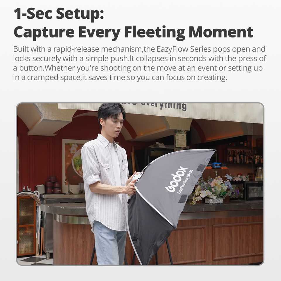 Godox Serie EazyFlow Softbox P - Photography Lighting Set Up recensione e prezzo